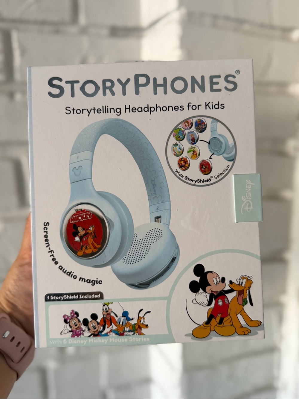 StoryPhones Kids Storytelling Headphones - Light Blue